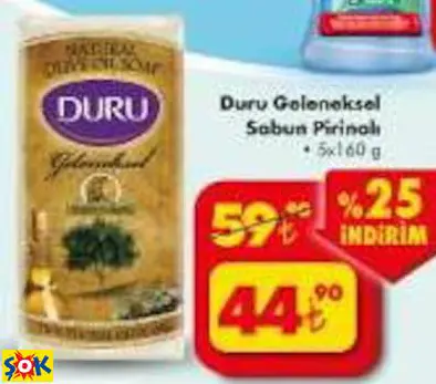 DURU GELENEKSEL SABUN PİRİNALI